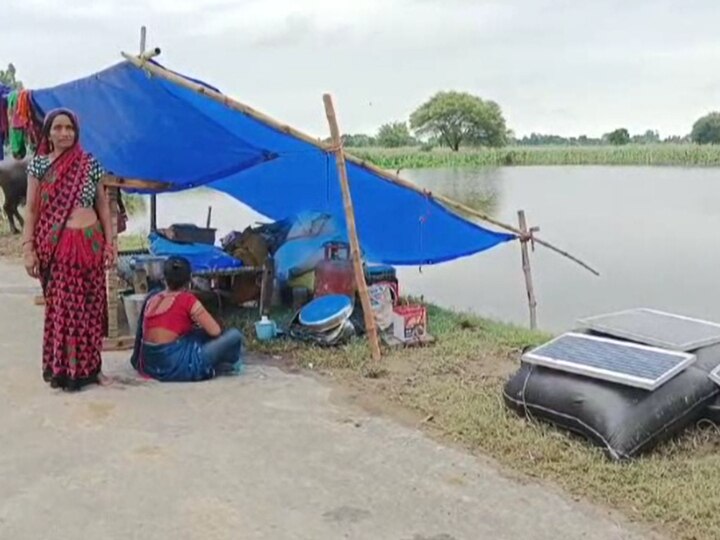 UP News: यूपी के हरदोई में बाढ़ का कहर, 10 दिन से मवेशियों के साथ घरों में कैद होकर रह गए हैं लोग