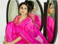 Priyanka Mohan Photos : పింక్ శారీలో పవన్ కళ్యాణ్ 'ఓజీ' హీరోయిన్ - కొత్త ఫోటోలు చూశారా?