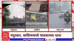 Maharashtra Rain : राज्यात काही ठिकाणी पावसाच्या सरी, नंदुरबार, वाशिममध्ये पावसाच्या धारा
