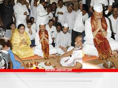 Ajit Pawar : अजित पवारांनी सपत्नीक घेतलं मोरगावच्या मयुरेश्वराचे दर्शन, कोणतं साकडं घातलं?