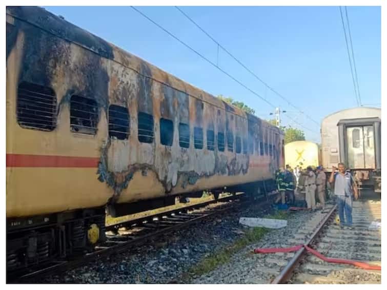 Madurai Train Fire FIR Lodged Southern Railways Nine Dead Lucknow Uttar Pradesh Madurai Train Fire: FIR Lodged, Dead Bodies To Be Airlifted To Lucknow, Southern Railways Says