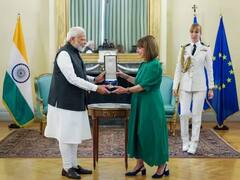 PM Modi : ग्रीसकडून पंतप्रधान मोदींना 'ग्रँड क्रॉस ऑफ द ऑर्डर ऑफ ऑनर' देऊन सन्मानित