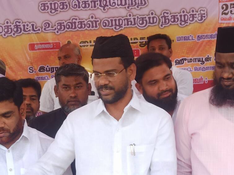 Governor Ravi should be recalled from Tamil Nadu immediately says mla Abdul Samad TNN தமிழகத்தில் இருந்து ஆளுநர் ரவியை உடனே திரும்ப பெற வேண்டும் -  சட்டமன்ற உறுப்பினர் அப்துல் சமது பேட்டி