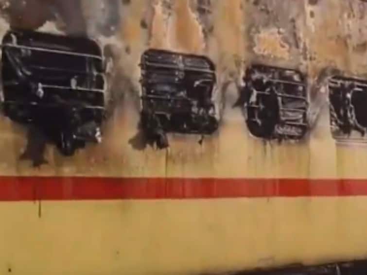Multiple Deaths Reported In Fire On Parked Tourist Train In Tamil Nadu Madurai Railway Station 10 Dead, Many Injured As Fire Breaks Out On Parked Tourist Train In Tamil Nadu's Madurai
