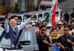 PM Modi in Bengaluru : पंतप्रधान मोदींचे बंगळूरुमध्ये जल्लोषात स्वागत, पाहा फोटो