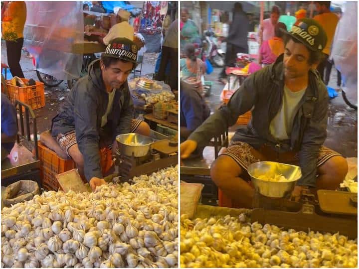 Sunil Grover was seen selling garlic in a vegetable market video viral Watch: सब्जी मंडी में खस्ता हालत में लहसुन बेचते नजर आए  Sunil Grover, लोग बोले-'कपिल शर्मा ज्वॉइन कर लो सब सही...'