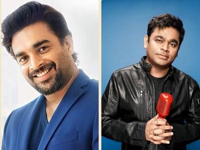 AR rahman praise madhavan for rocketry the nambi effect movie A R Rahman - Madhavan: ஓப்பன்ஹெய்மரை விட உங்க படம் தான் பிடிச்சிருந்தது... மாதவனை பாராட்டித் தள்ளிய ஏ.ஆர்.ரஹ்மான்!
