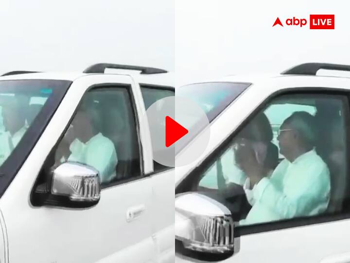Patna CM Nitish Kumar Video Without Seat Belt BJP Arvind Singh Said Traffic Rules are Equal for All VIDEO: 'कैसा कैमरा कि CM का नहीं काट रहा फाइन', बिना सीट बेल्ट घूम रहे नीतीश कुमार, BJP बोली- नियम सबके लिए बराबर
