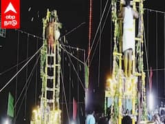 நெஞ்சை பதற வைக்கும் திருவிழா.. கத்தியை படிக்கட்டாகி, உச்சியில் ஏறி பக்தர்கள் வழிபாடு..!