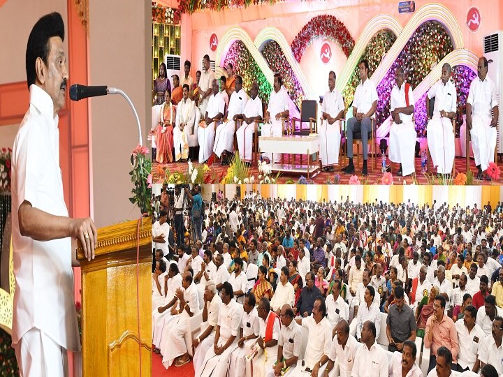 CM MK Stalin Speech: ’தமிழ்நாட்டை காப்பாற்றியாச்சு, இந்தியாவை காப்பாற்ற வேண்டும்’.. வெளுத்துவாங்கிய முதலமைச்சர் மு.க.ஸ்டாலின்!