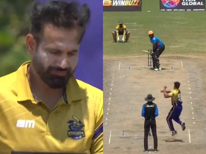 Watch: 38 की उम्र में भी इरफान पठान का दबदबा कायम, दो दिग्गजों के सामने आखिरी ओवर में बचाए 9 रन