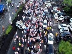 MNS Padyatra : मुंबई-गोवा महामार्गासाठी मनसेचा 'जागर', अमित ठाकरेंच्या नेतृत्वाखाली पळस्पे ते खारपाडा पदयात्रेला सुरुवात