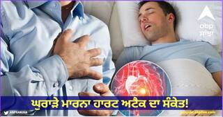 Heart Attack Risk: ਘੁਰਾੜੇ ਮਾਰਨਾ ਹਾਰਟ ਅਟੈਕ ਦਾ ਸੰਕੇਤ! ਸਟੈਨਫੋਰਡ ਯੂਨੀਵਰਸਿਟੀ ਦਾ ਹੋਸ਼ ਉਡਾ ਦੇਣ ਵਾਲੀ ਰਿਸਰਚ, ਅਦਰਕ ਕਰ ਸਕਦਾ ਸਮੱਸਿਆ ਹੱਲ