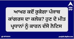 Punjab News: ਆਖਰ ਕਦੋਂ ਰੁਕੇਗਾ ਪੰਜਾਬ ਕਾਂਗਰਸ ਦਾ ਕਲੇਸ਼? ਹੁਣ ਦੋ ਮੀਤ ਪ੍ਰਧਾਨਾਂ ਨੂੰ ਕਾਰਨ ਦੱਸੋ ਨੋਟਿਸ