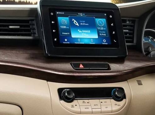 इंटेरियरबद्दल बोलायचं झाल्यास, नवीन टोयोटा रुमियनमध्ये स्मार्टफोन कनेक्टिव्हिटीसह 7-इंचाची इन्फोटेनमेंट सिस्टम मिळते.