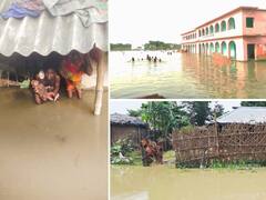 PHOTOS: सहरसा में उफान पर कोसी, कई गांवों में घुसा पानी, स्कूल भी डूबा, इन तस्वीरों से देखें हालात