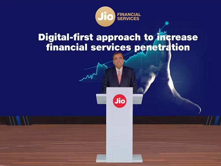 Reliance AGM 2023 Jio Financial Services Roadmap democratization for all insurance segment others RIL AGM 2023: बीमा भी बेचेंगे अंबानी, एएमसी बिजनेस के लिए ब्लैकरॉक के साथ जेवी, ऐलान के बाद गिरा JIOFIN का शेयर