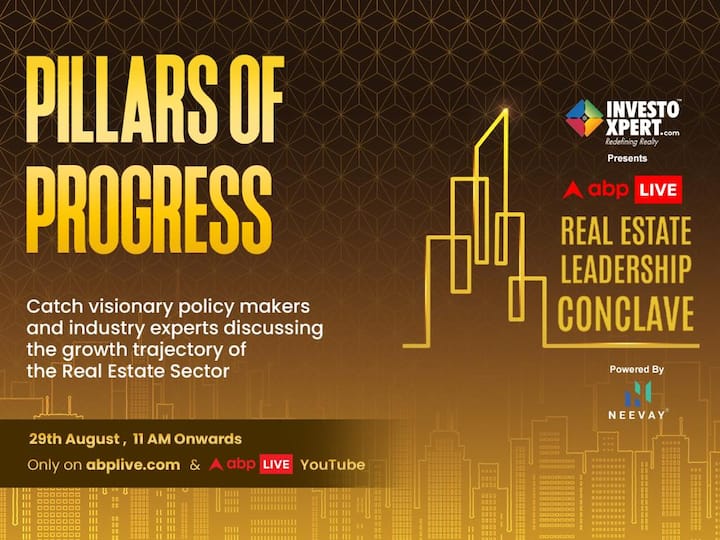 ABP Live Real Estate Leadership Conclave On 29 August 2023 Sector Role In India GDP To Challenges Will Be Discussed Real Estate Sector: एबीपी लाइव पर मंगलवार को रियल एस्टेट लीडरशिप कॉन्क्लेव, अर्थव्यवस्था में योगदान से लेकर सेक्टर की चुनौतियों पर होगी चर्चा
