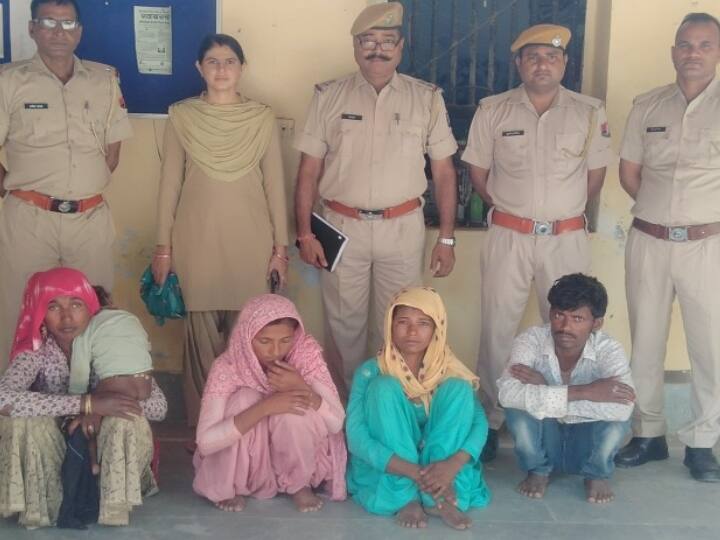 Bharatpur police arrested four people including three women of a gang who honey trapped sarpanch ANN Bharatpur News: सरपंच को हनी ट्रैप में फंसाने वाली गैंग की तीन महिलाएं गिरफ्तार, इस तरह से रची थी साजिश