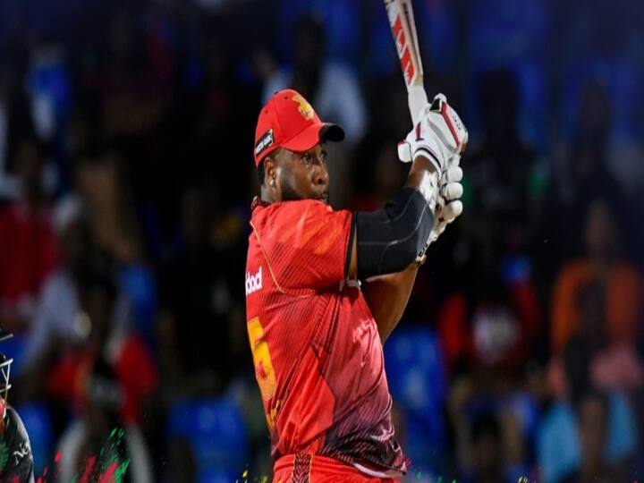 Kieron Pollard hits 4 100-meter sixes in a row in CPL 2023 watch video Watch Video: அடுத்தடுத்து 4 சிக்ஸர்கள்.. எல்லாமே அவுட் ஆப் ஸ்டேடியம்.. பொளந்து கட்டிய பொல்லார்ட்...!