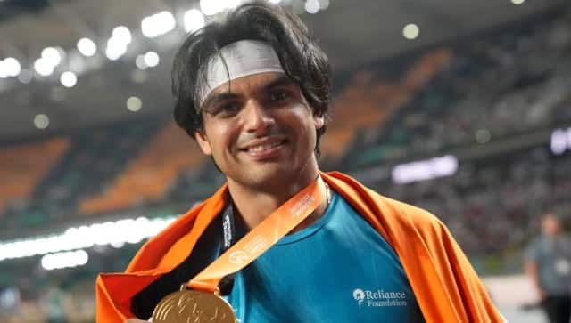 world athletics championships 2023 finals neeraj chopra wins gold medal marathi news Neeraj Chopra : भारताचा प्रसिद्ध भालाफेकपटू नीरज चोप्राने सुवर्णपदक जिंकून रचला इतिहास!