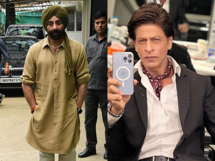 Shah Rukh Khan praises Gadar 2 says he loved it on Twitter rift is over between King khan Sunny deol finally SRK On 'Gadar 2': ঘুচল দীর্ঘদিনের তিক্ততা? শাহরুখ খানের মুখে সানি দেওলের প্রশংসা!