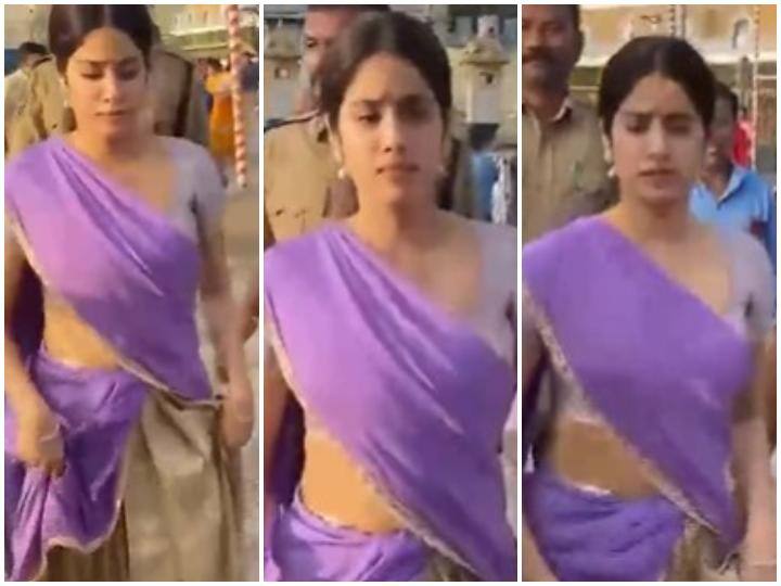 Janhvi Kapoor Visits Sri Venkateswara Swami Temple in Tirumala Watch Video Watch: 'देवरा' की शूटिंग के बीच तिरुमाला में श्री वेंकटेश्वर स्वामी मंदिर दर्शन करने पहुंचीं Janhvi Kapoor, एक्ट्रेस की सादगी ने जीता फैंस का दिल