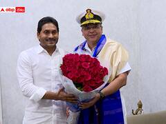 సీఎం జగన్ ను కలిసిన ఈఎన్‌సీ ఫ్లాగ్‌ ఆఫీసర్‌ అడ్మిరల్‌ రాజేష్‌ పెంధార్కర్‌, సన్మానం