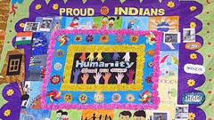 Raksha Bandhan 2023 : नागपुरात विद्यार्थ्यांनी बनवली 57 बाय 34 फुटांची भव्य राखी, इस्रोच्या शास्त्रज्ञांना समर्पित