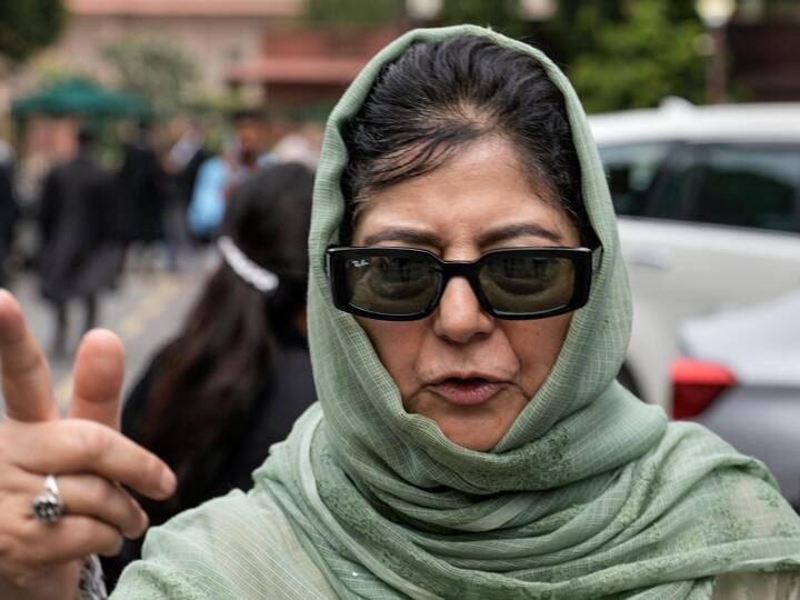 article 370 mehmooba mufti reaction on lecturer suspension after appear in supreme court hearing 'ये तो बस शुरुआत है', सुप्रीम कोर्ट में आर्टिकल 370 के खात्मे पर बहस करने वाले लेक्चरर के निलंबन पर महबूबा मुफ्ती ने क्यों कही ये बात?