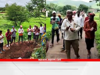 Pune News : पोटच्या पोराप्रमाणं वाढवलं, तिनं अख्ख कुटुंब पोसलं, भोरच्या शेतकऱ्यानं गाईची काढली अंत्ययात्रा
