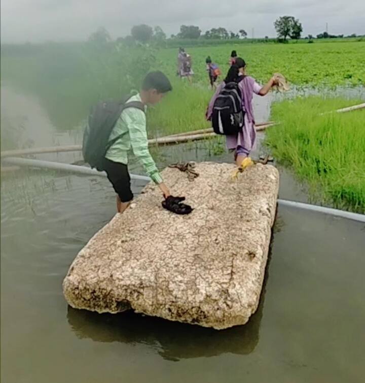 विशेष म्हणजे पोटच्या लेकरांचा हा जीवघेणा प्रवास पाहता अनेक पालकांनी आपल्या मुलांना शाळेत पाठवणं बंद केलं आहे.