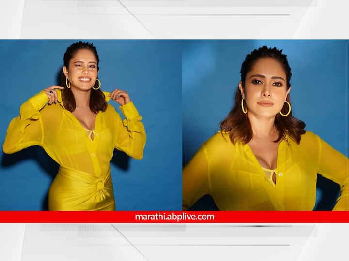 Nushrat Bharuccha Latest Photos : नुसरत भरूचाने पिवळ्या स्कर्टमधील तिचे काही फोटो शेअर केले आहेत.