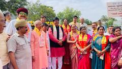 Ahmedabad:  YMCA ક્લબ સામેના રોડને સ્વામિ રાજર્ષિ મુનિ માર્ગ નામ આપવામાં આવ્યું, આઈકે જાડેજા, અમિત ઠાકર રહ્યા ઉપસ્થિત