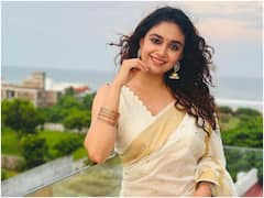 Keerthy Suresh Onam Celebration : ఓనమ్ స్పెషల్ - నిండు పౌర్ణమి నాడు చందమామలా మెరిసిన కీర్తి సురేష్