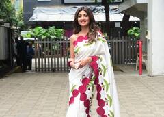 વ્હાઈટ સાડીમાં શિલ્પા શેટ્ટીનો ગોર્જિયસ લુક, તસવીરો પરથી નહીં હટે નજર