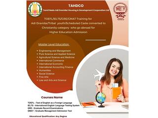 TAHDCO Free Training Courses To Study Abroad How To Join Know Details TAHDCO Free Training: வெளிநாட்டில் படிக்க இலவசப் பயிற்சி வகுப்புகள் மாணவர்கள் கலந்துகொள்வது எப்படி?