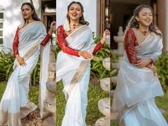 Amala Paul Onam Photos : நடிகை அமலா பாலின் க்யூட்டான ஓணம் புகைப்படங்கள்!