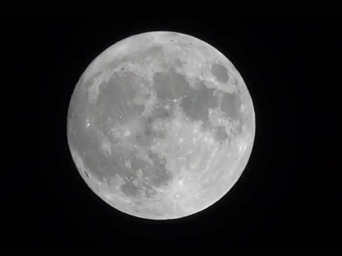 Super Blue Moon 2023 Moon Appears Bright A Night Before The Year's