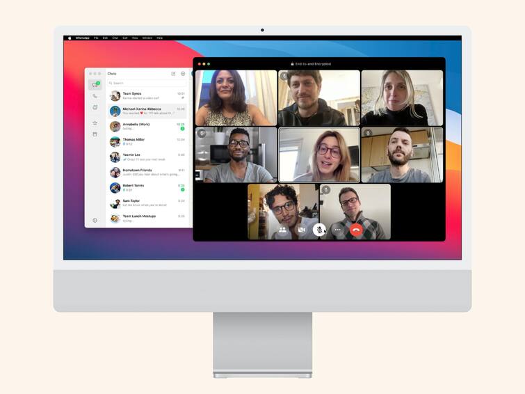 WhatsApp Mac App Introduce Video Audio Calls Apple Desktop Meta Rolls Out Redesigned WhatsApp Mac App That Allows 8 People On Group Video Calls