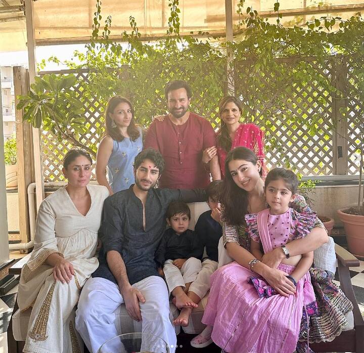 ਅਦਾਕਾਰਾ ਨੇ ਭੂਰੇ ਰੰਗ ਦਾ ਸ਼ਰਾਰਾ ਸੂਟ ਪਾਇਆ ਹੋਇਆ ਹੈ। ਇਸ ਦੇ ਨਾਲ ਹੀ ਕਰੀਨਾ ਦੇ ਘਰ ਜਾਣ ਤੋਂ ਪਹਿਲਾਂ ਸਾਰਾ ਨੇ ਪਾਪਰਾਜ਼ੀ ਨੂੰ ਰੋਕਿਆ ਅਤੇ ਕੁਝ ਪੋਜ਼ ਵੀ ਦਿੱਤੇ।