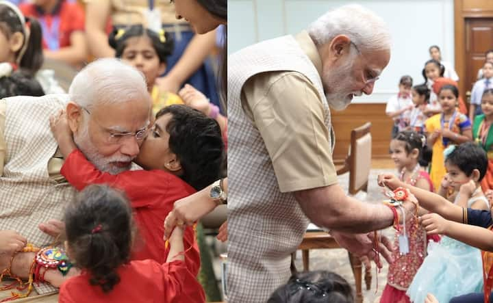 Raksha Bandhan: દેશમાં આજે રક્ષાબંધનનું પર્વ ઉજવવામાં આવી રહ્યું છે. વડાપ્રધાન નરેન્દ્ર મોદીએ પણ રક્ષાબંધનની ઉજવણી કરી હતી.