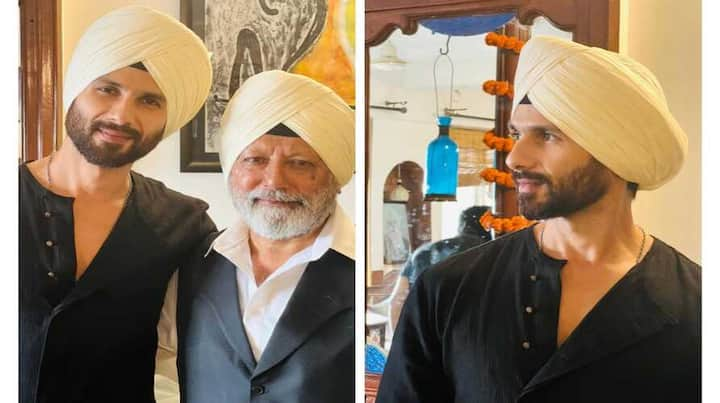 Shahid Kapoor Pics : ਆਪਣੀ ਤਾਜ਼ਾ ਪੋਸਟ ਵਿੱਚ ਸ਼ਾਹਿਦ ਕਪੂਰ ਸਿਰ 'ਤੇ ਦਸਤਾਰ ਸਜਾਏ ਨਜ਼ਰ ਆ ਰਿਹਾ ਹੈ। ਫੈਨਜ਼ ਉਸ ਦੀ ਇਸ ਸਰਦਾਰ ਲੁੱਕ ਨੂੰ ਬੇਹੱਦ ਪਸੰਦ ਕਰ ਰਹੇ ਹਨ ।