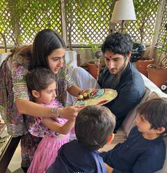 Sara Ali Khan: ਸਾਰਾ ਅਲੀ ਖਾਨ ਨੇ ਭਰਾ ਤੈਮੂਰ ਅਤੇ ਜੈਹ ਨਾਲ ਸ਼ੇਅਰ ਕੀਤੀਆਂ ਰੱਖੜੀ ਦੀਆਂ ਤਸਵੀਰਾਂ, ਸੌਤੇਲੀ ਮਾਂ ਕਰੀਨਾ ਨਾਲ ਦਿੱਤੇ ਪੋਜ਼