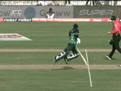 अजीबोगरीब अंदाज में रन आउट हुए मोहम्मद रिजवान, सोशल मीडिया फैंस ने उड़ाया मजाक