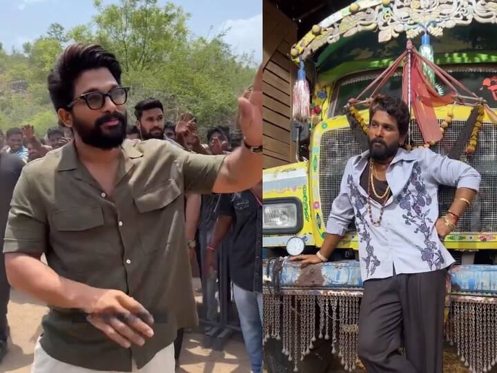 புஷ்பா 2 படப்பிடிப்பிற்காக ராமோஜி ஃபிலிம் சிட்டிக்கு சென்ற அல்லு அர்ஜூனை, அவர் ரசிகர்கள் ஆராவாரத்துடன் வரவேற்றனர்.