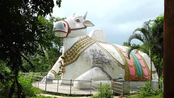 Giant Nandi in Andhra Pradesh : ప్రపంచంలోనే భారీ ఏకశిలా నంది.. మన్యం జిల్లాలో | DNN | ABP Desam