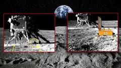 Pragyan Rover Capture Vikram Lander : చంద్రుడిపై Chandrayaan 3 ల్యాండర్ ఇలా దిగిందన్నమాట | ABP Desam
