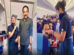 ISRO Chief S Somanath Gets Warm Welcome Onboard IndiGo Flight, Video Goes Viral