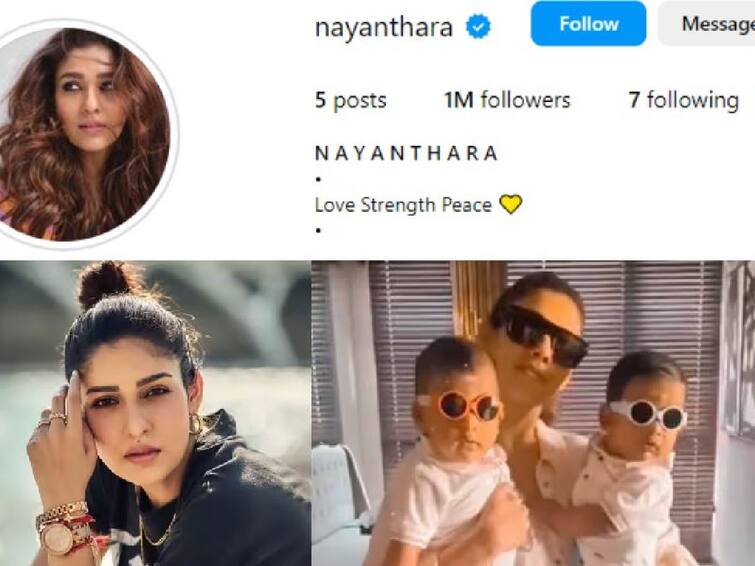 Nayanthara Instagram Followers Hits 1 Million Fastest Indian Actress to Achieve One Million Followers Nayanthara Instagram: ஒரே நாளில் ஒரு மில்லியன் பேரை ஃபாலோ பண்ண வச்ச நயன்தாரா..!
